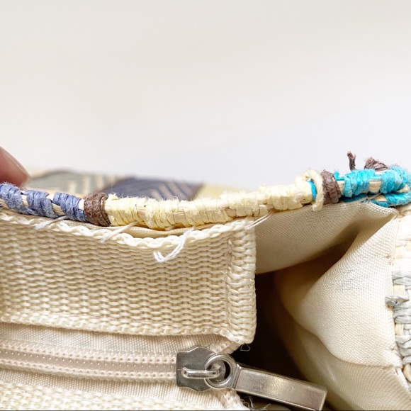 VINTAGE - MULTI COLOUR STRIPED BAG - Picture 6 of 7